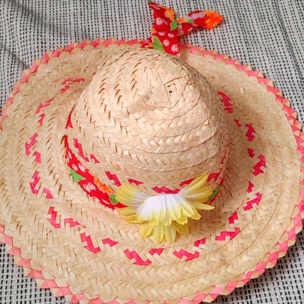 Tropical Straw Sun Hat